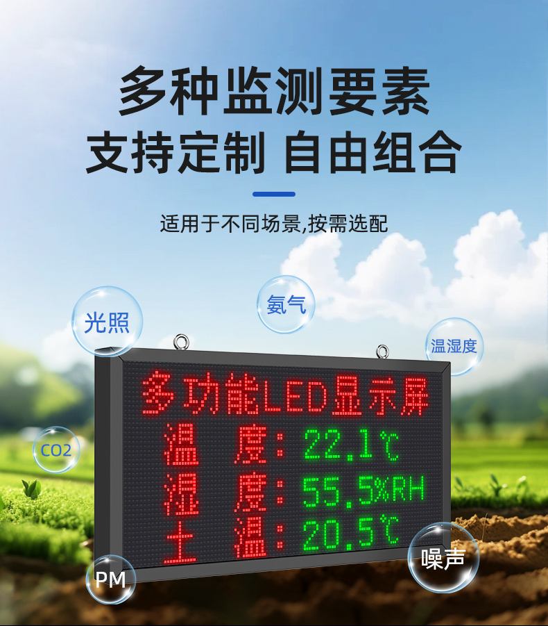 大棚溫濕度LED屏(圖7)